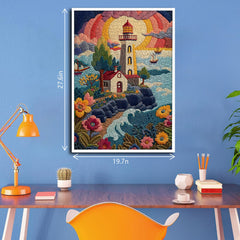 Threadwork Lighthouse Jigsaw Puzzle 1000 Pieces