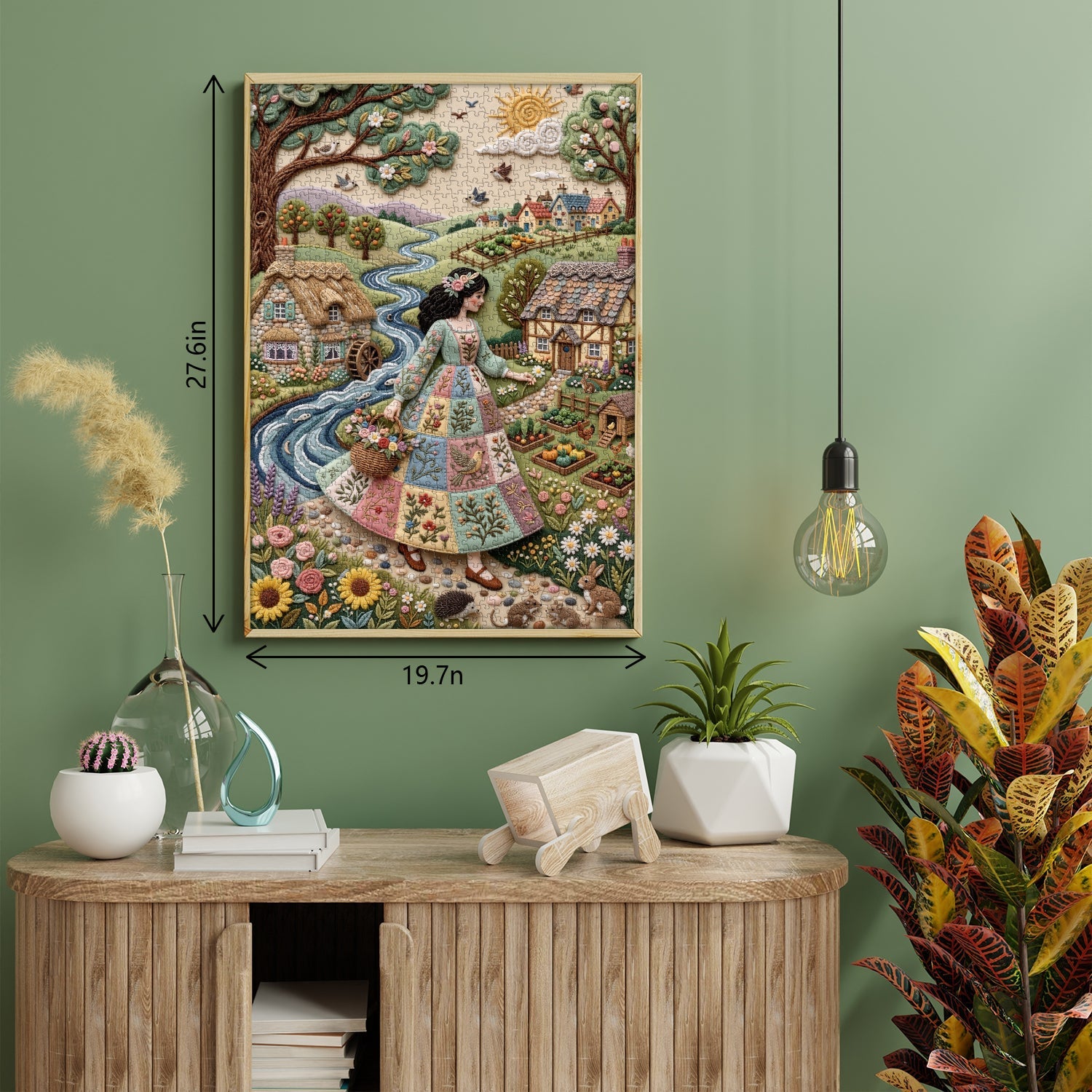 Threaded Fields Jigsaw Puzzle 1000 Pieces