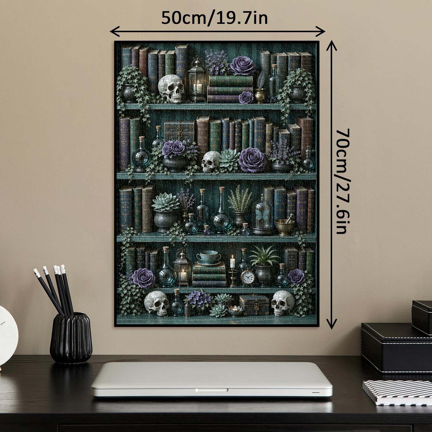 Gothic Magic Bookshelf Jigsaw Puzzle 1000 Piece