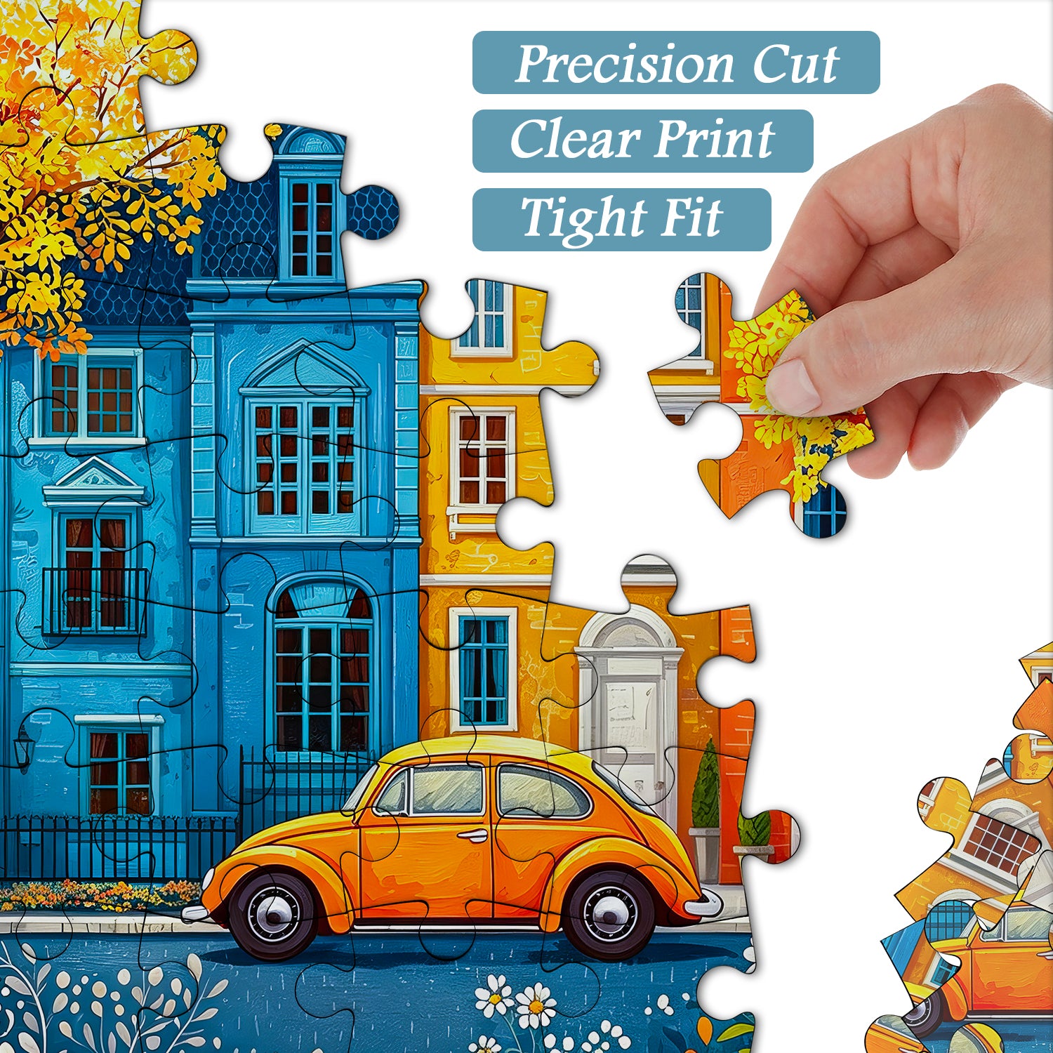 Puzzle de 1000 pièces Coin de rue Happiness