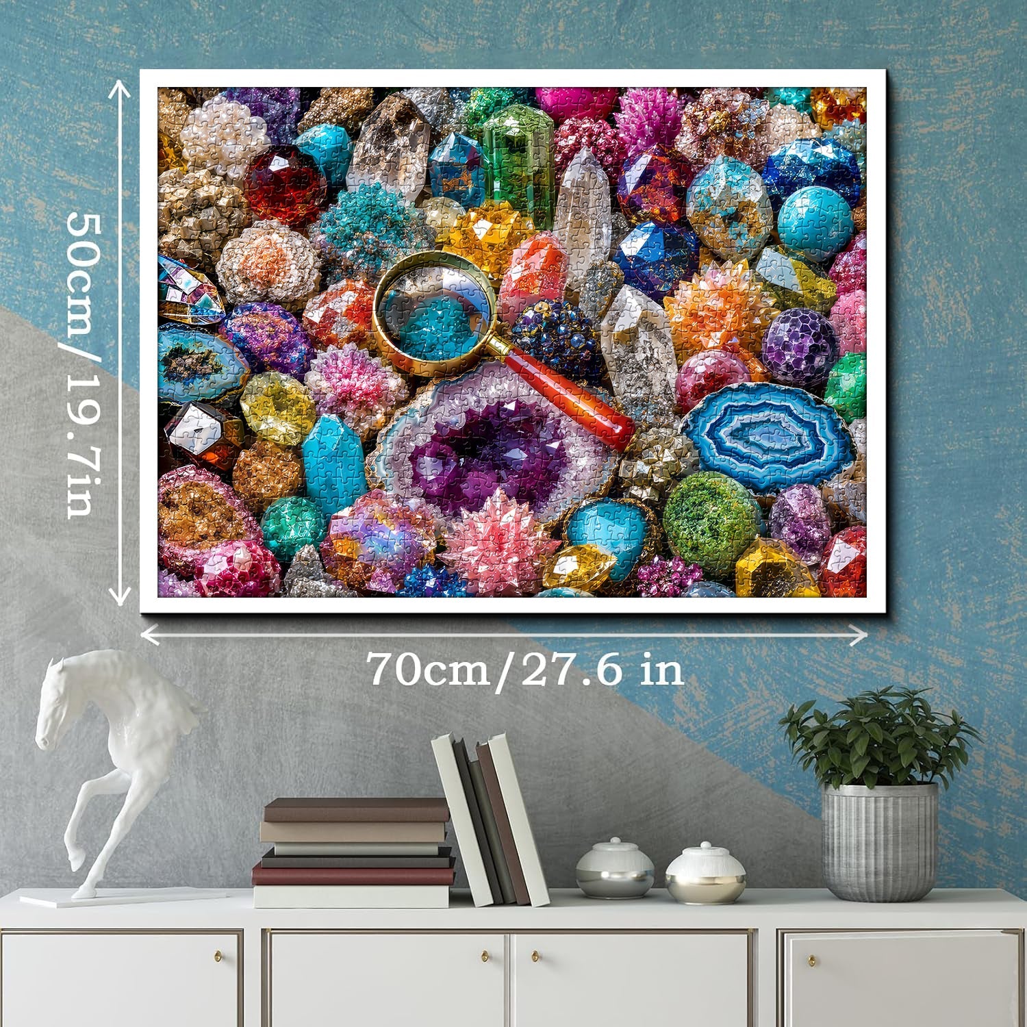 Gemstone Kaleidoscope Jigsaw Puzzle 1000 Piece