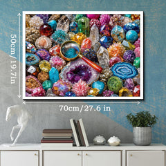 Gemstone Kaleidoscope Jigsaw Puzzle 1000 Piece