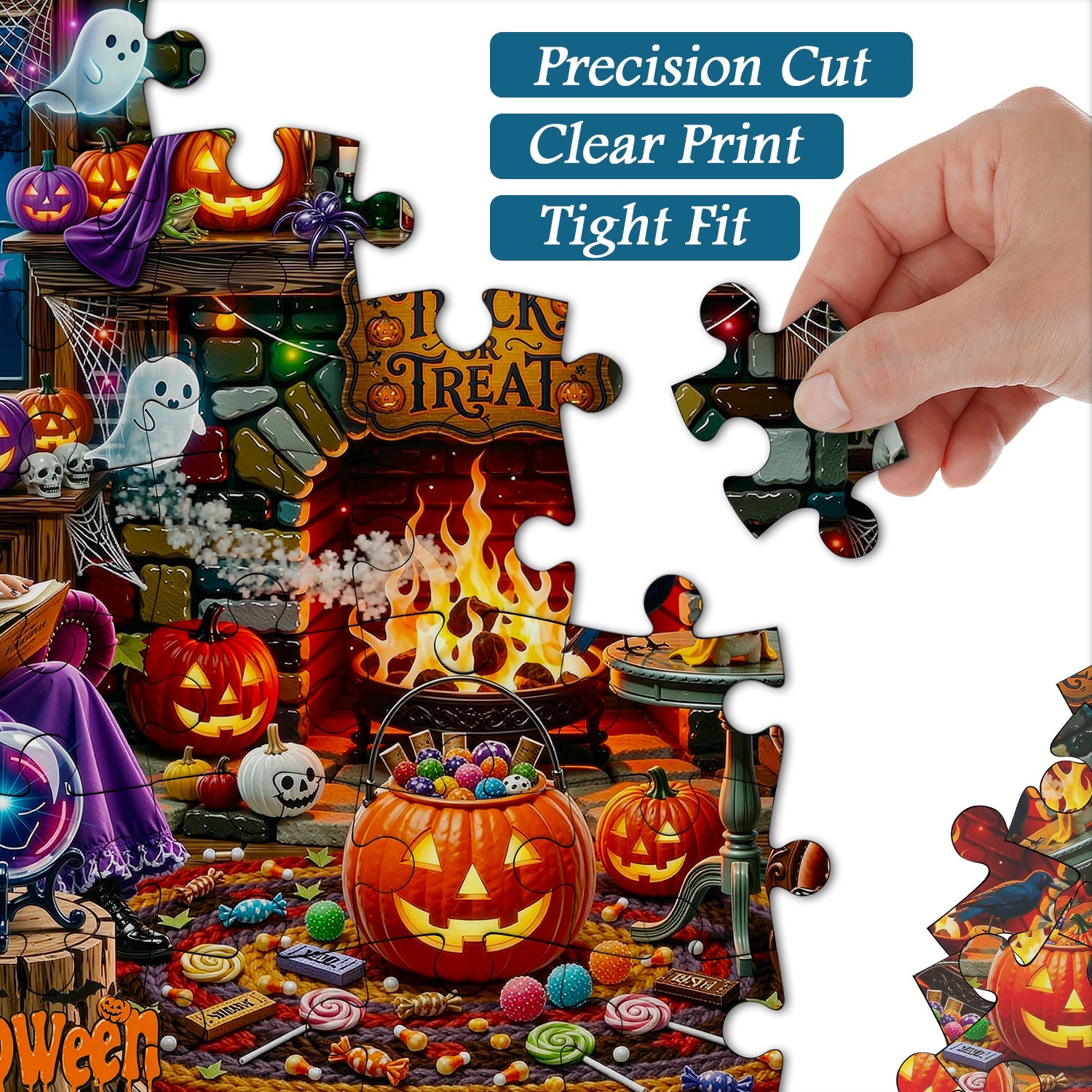 Halloween Hearth Jigsaw Puzzle 1000 Pieces