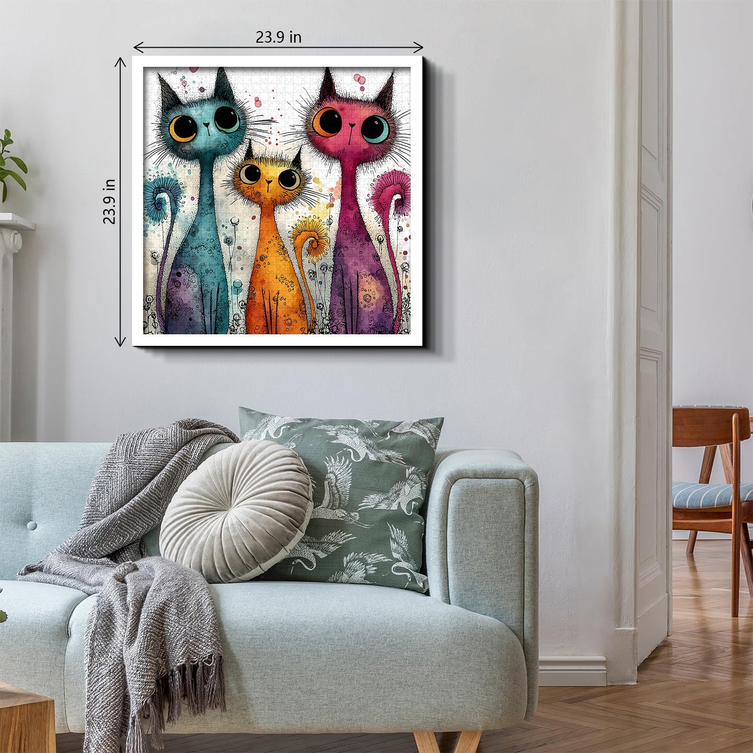 Agile Cat Group Jigsaw Puzzle 1000 Pieces