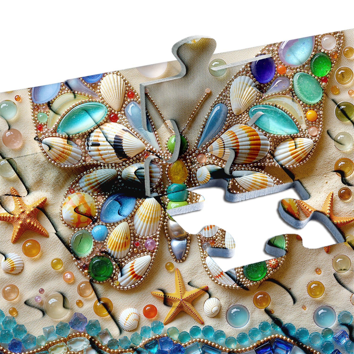 Seashell Butterfly Jigsaw Puzzles 1000 Pieces