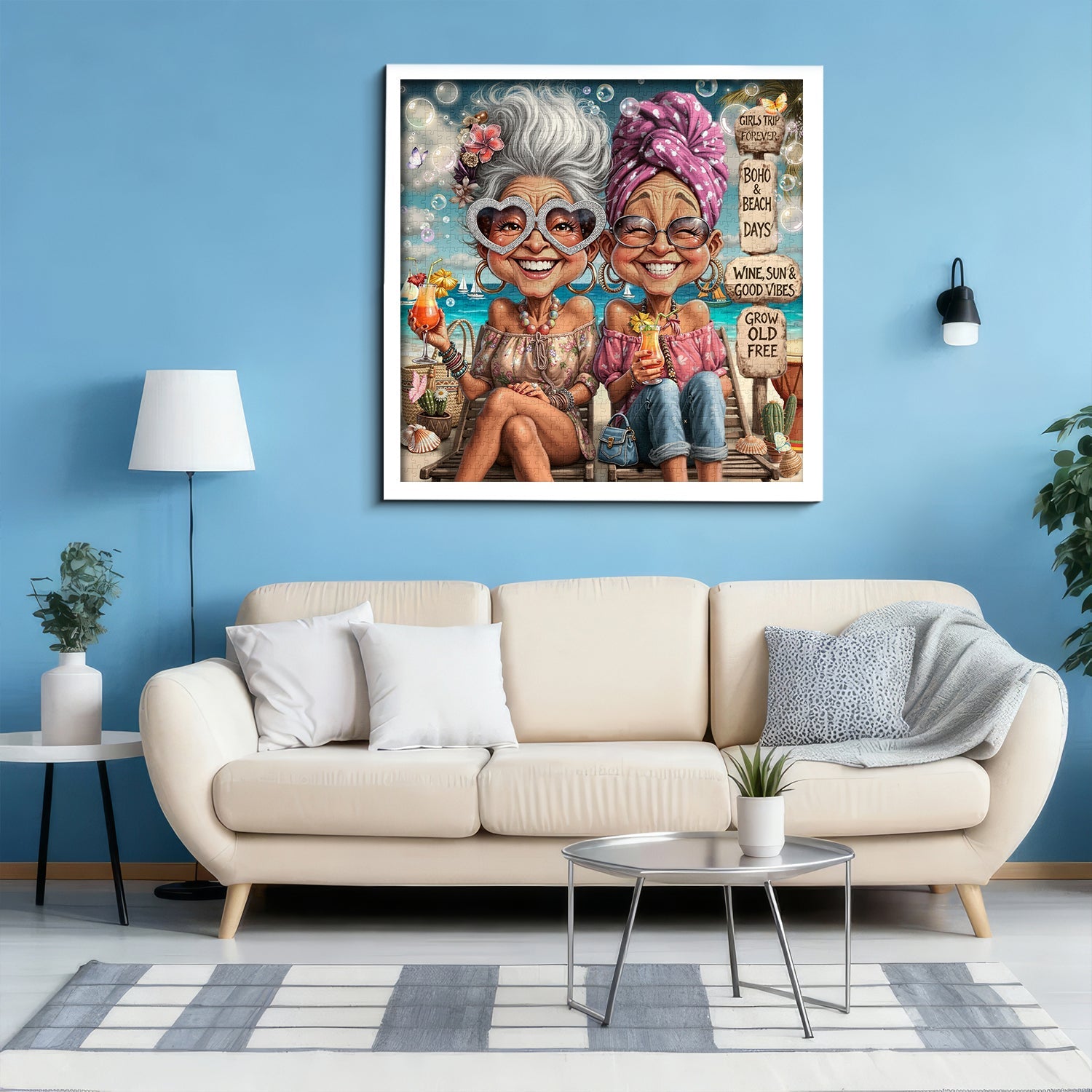 Grannies’ Beach Holiday Jigsaw Puzzle 1000 Piece