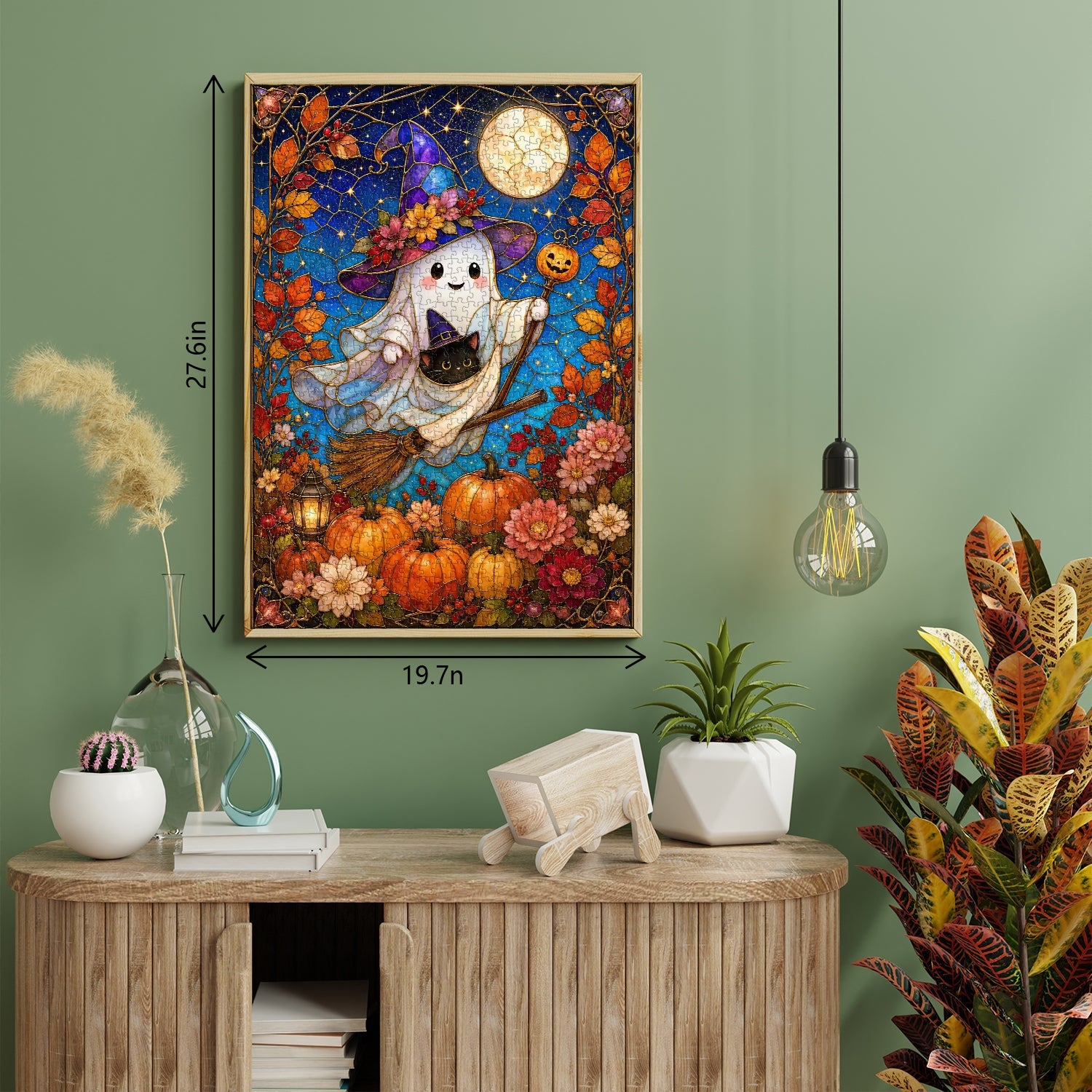 The Ghost's Broom Trip Jigsaw Puzzle 1000 Pieces
