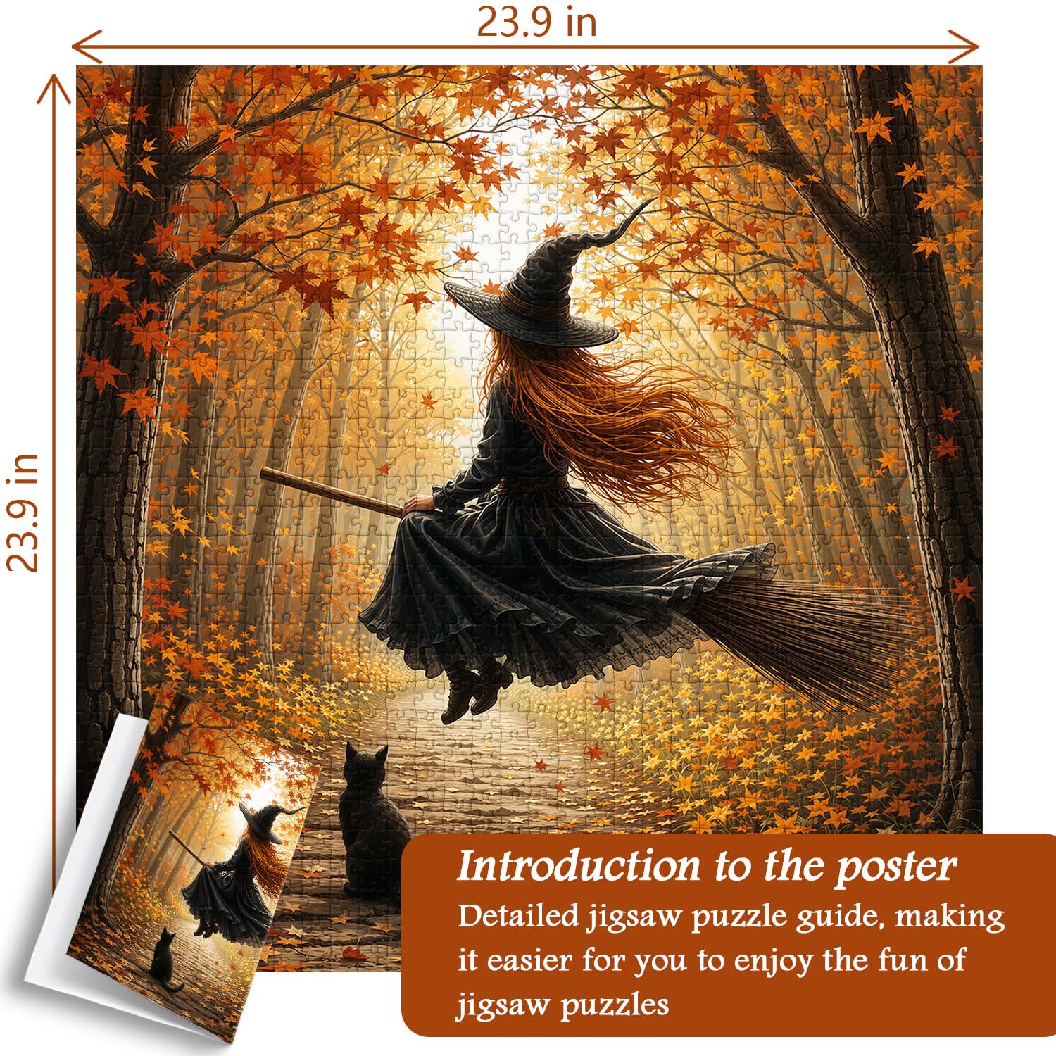 Maple Forest Witch Jigsaw Puzzle 1000 Piece