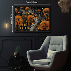 Halloween-Heimatstadt-Puzzle, 1000 Teile 