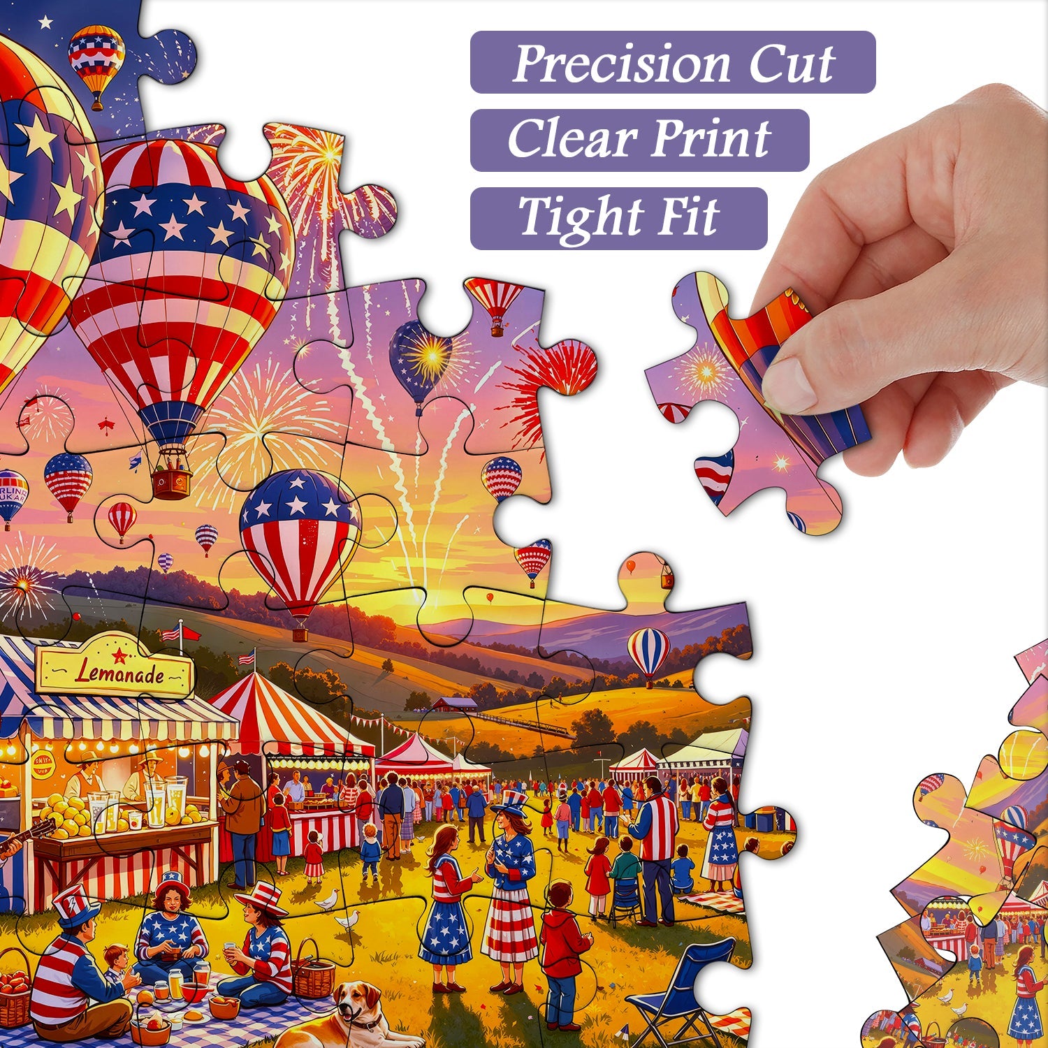 Hot Air Balloon Carnival Jigsaw Puzzle 1000 Pieces