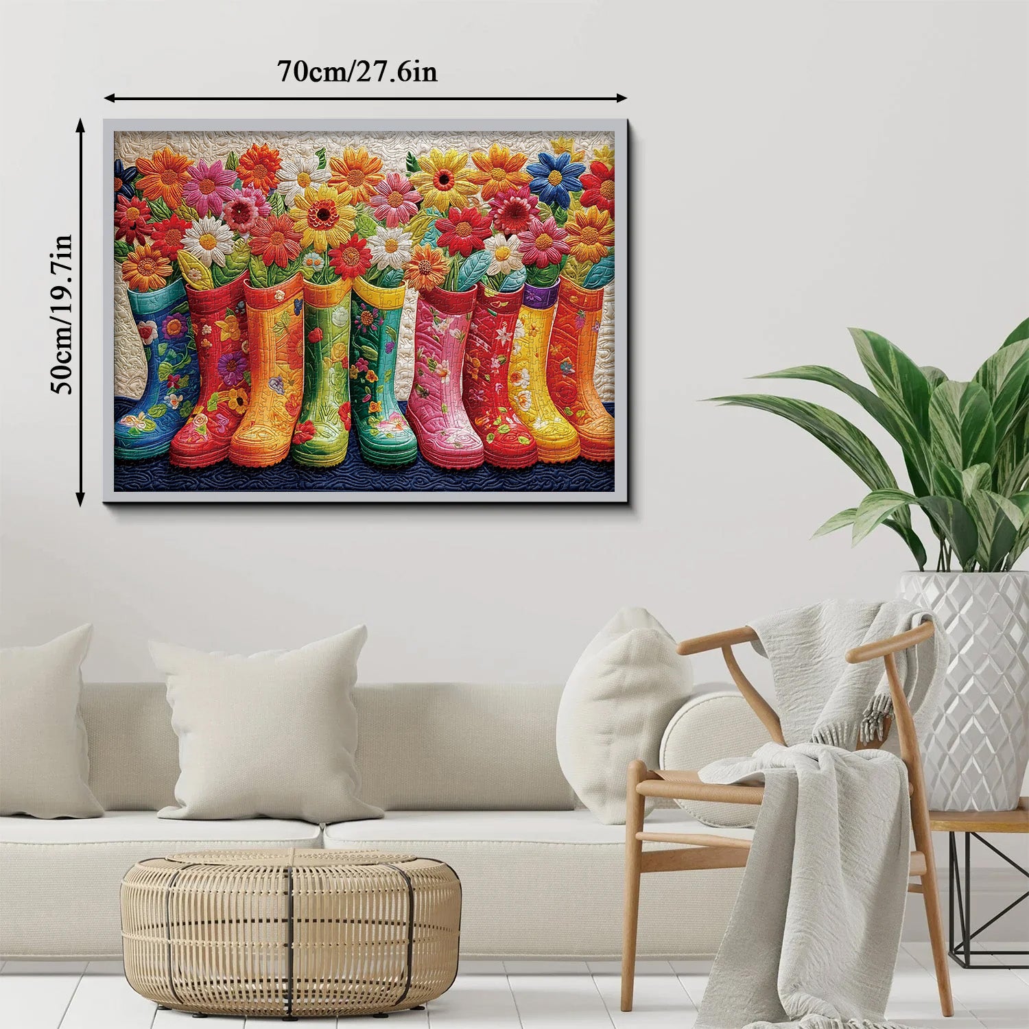 Floral Boots Jigsaw Puzzle 1000 Piece