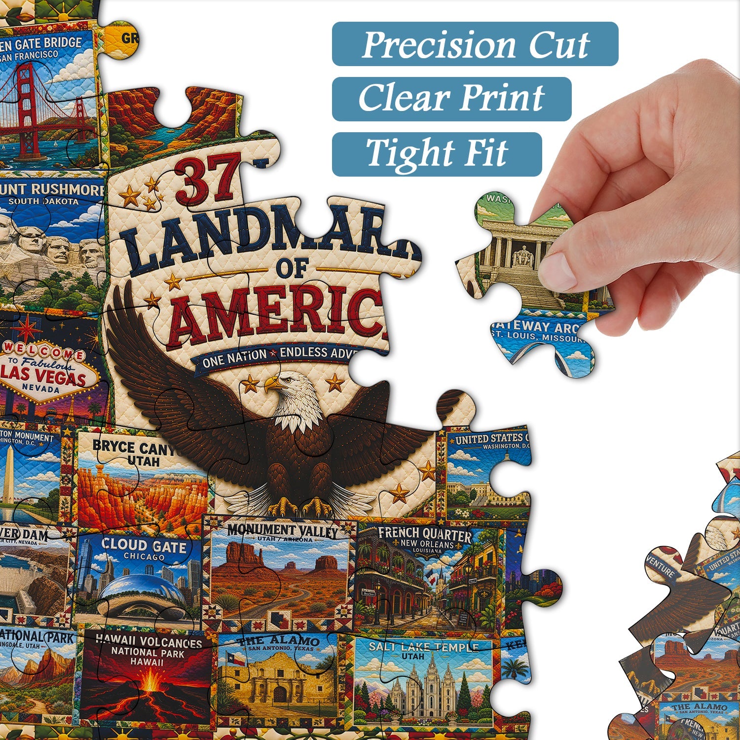 Iconic Sights Jigsaw Puzzle 1000 Piece
