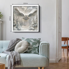 Owl In Snow Jigsaw Puzzle 1000 Pieces