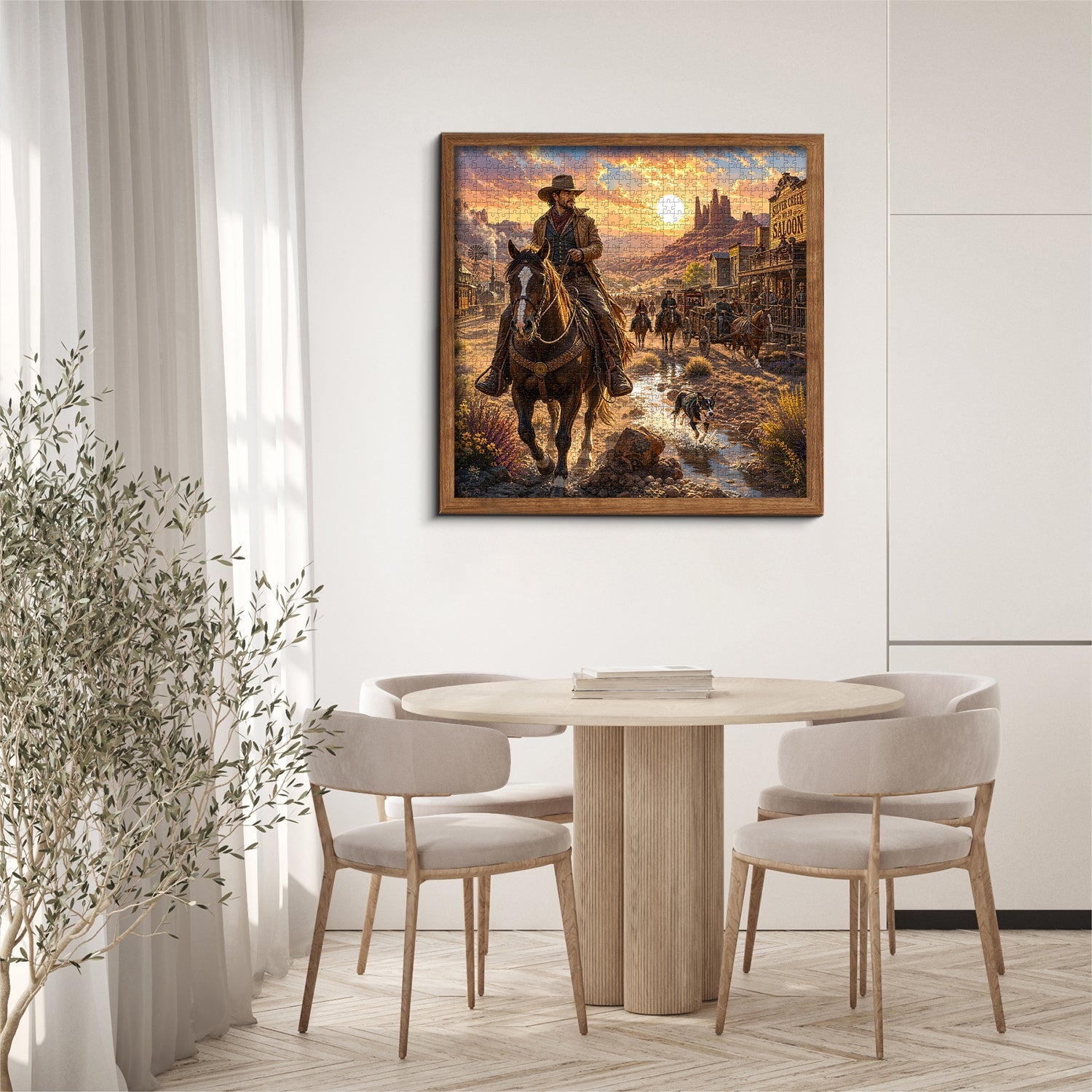 Sunset Rider Jigsaw Puzzle 1000 Piece