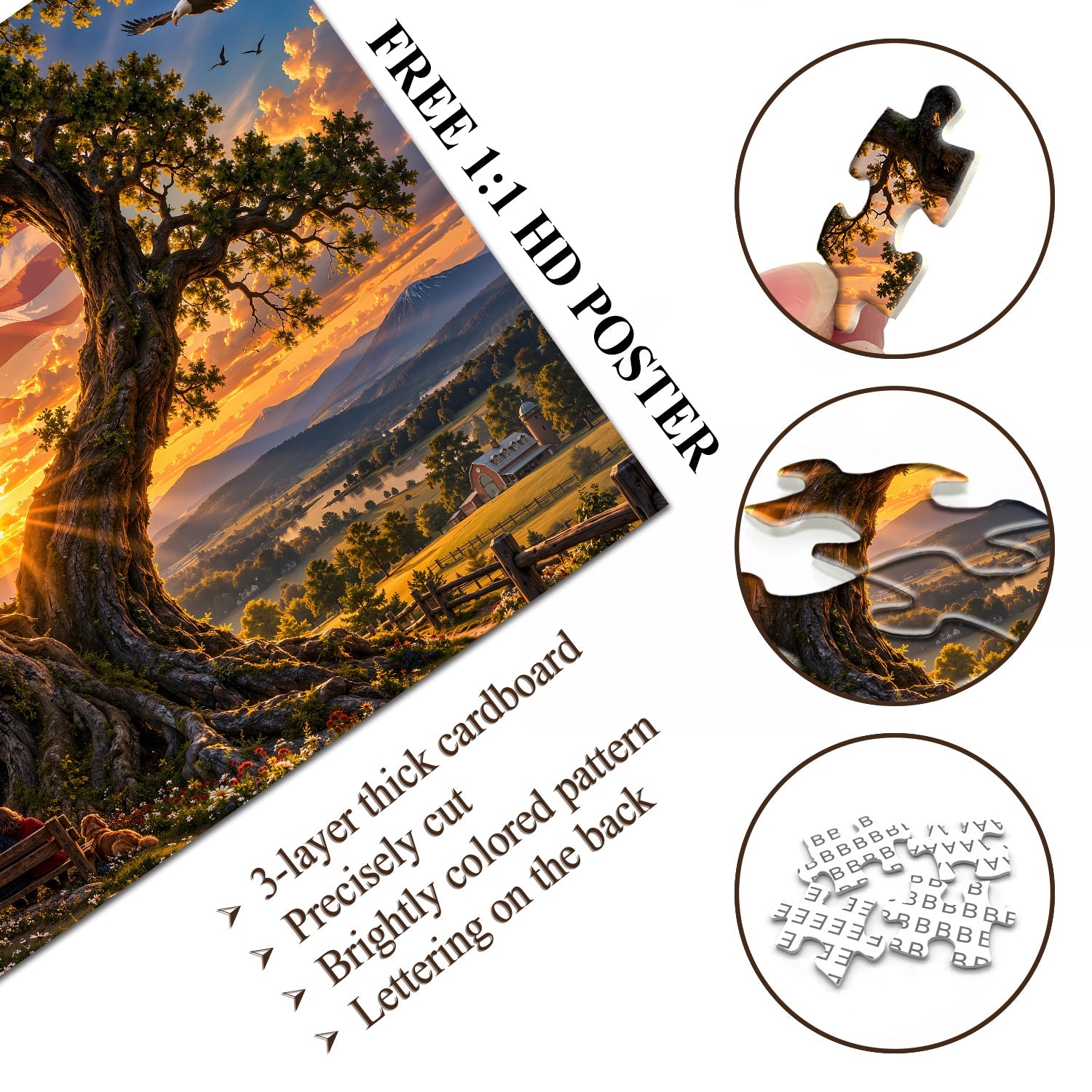 Where Love Meets Freedom Jigsaw Puzzle 1000 Pieces