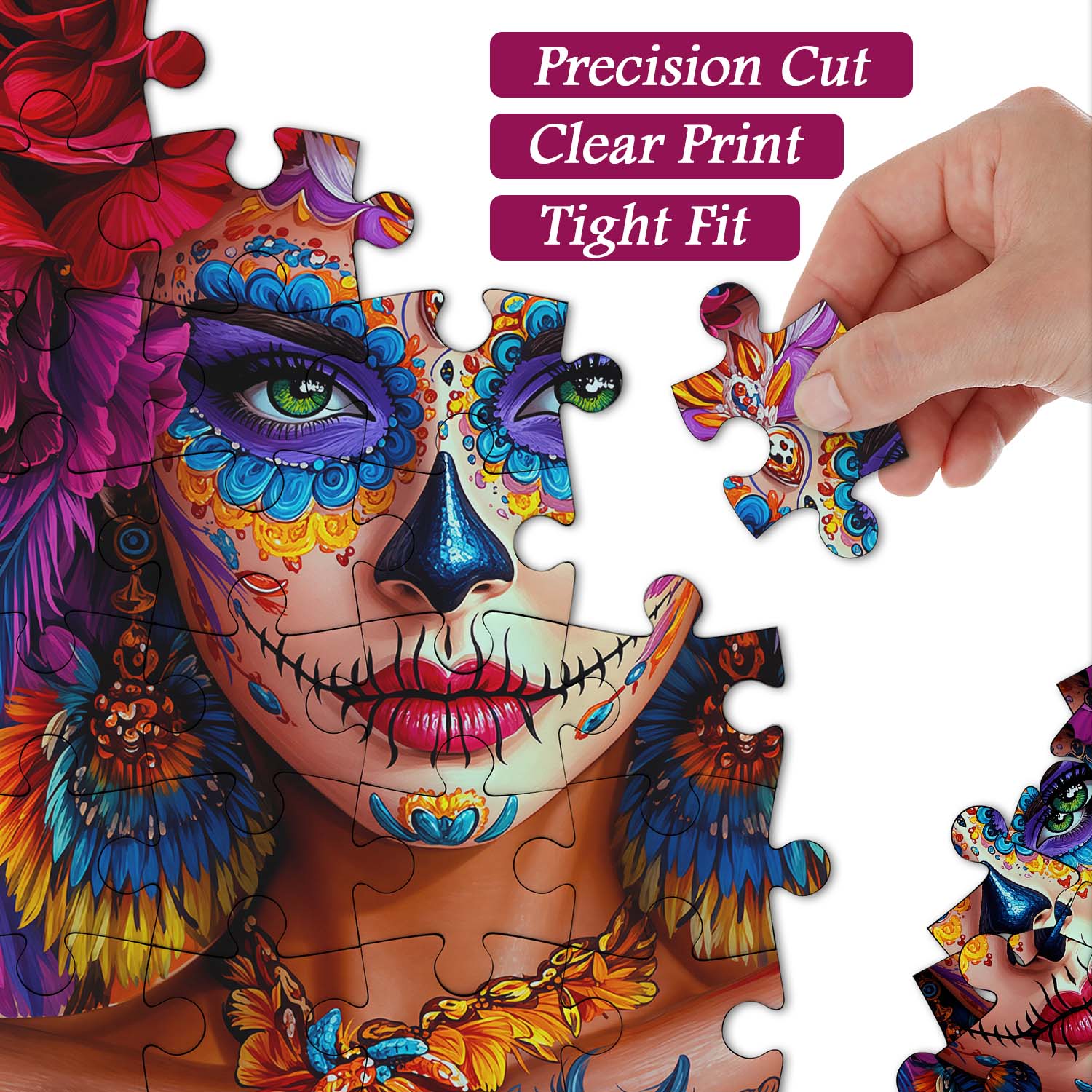 Flower Crown Undead Jigsaw Puzzle 1000 Piece