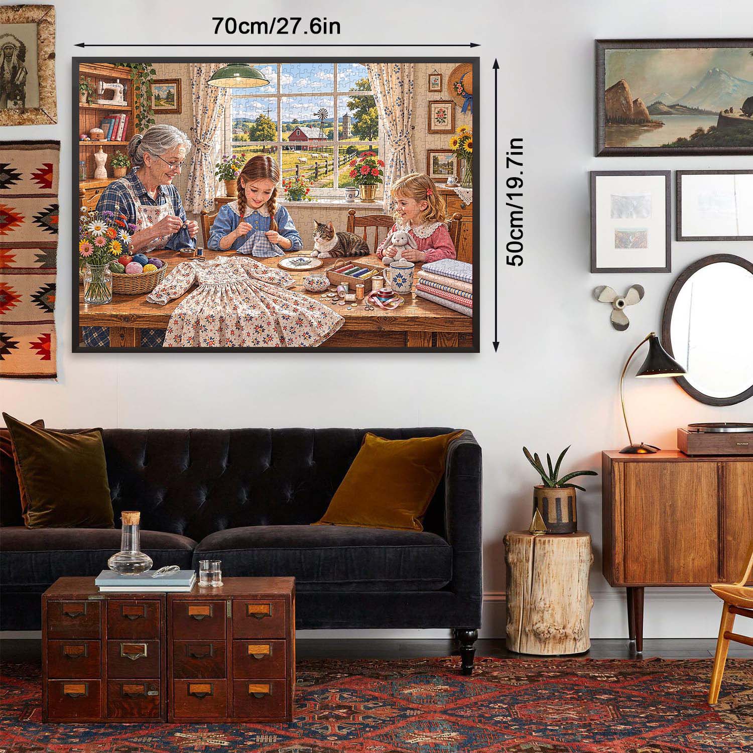 Sewing Days Jigsaw Puzzle 1000 Piece