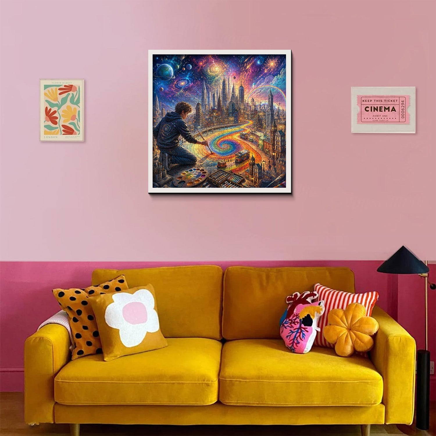Dream‑Brush City Jigsaw Puzzle 1000 Piece
