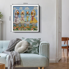 Patchwork Ducks Jigsaw Puzzle 1000 Pieces