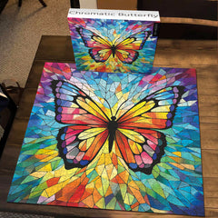 Puzzle en bois de papillon chromatique 1000 pièces