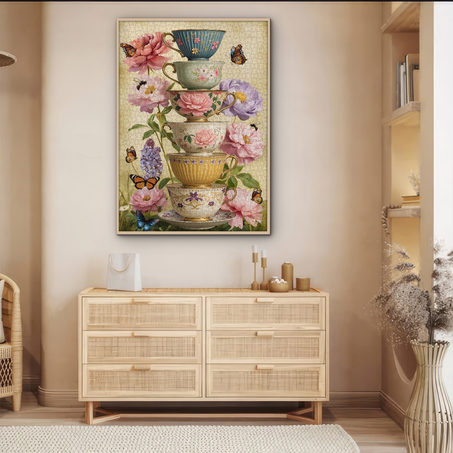 Puzzle de 1000 pièces Fleurs dans une tasse