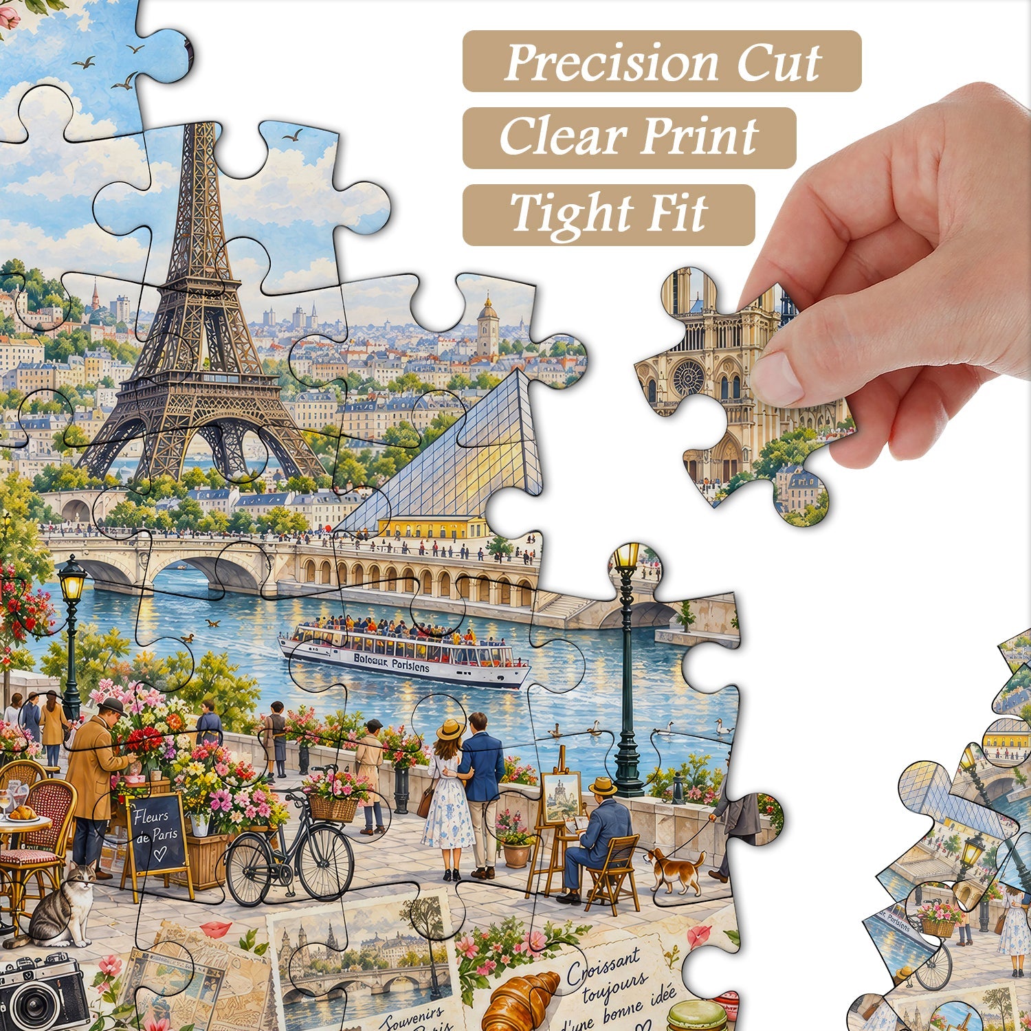 A Love Letter to Paris Jigsaw Puzzle 1000 Piece