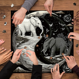 Elephant's Journey Jigsaw Puzzle 1000 Pieces