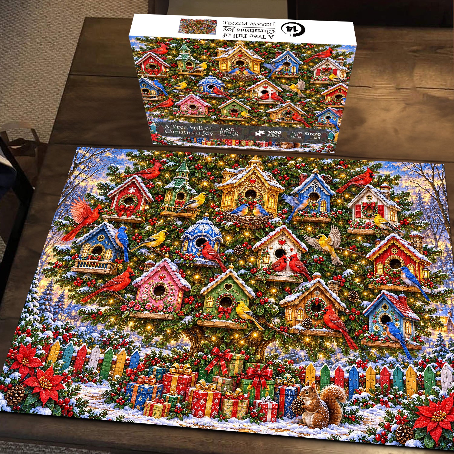 A Tree Full of Christmas Joy Jigsaw Puzzle 1000 Piece