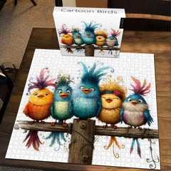 Cartoon Birds Jigsaw Puzzle 1000 Pieces