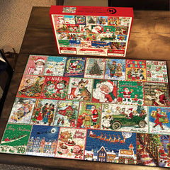 Calendrier de l'Avent de Noël Puzzle de 1000 Pièces