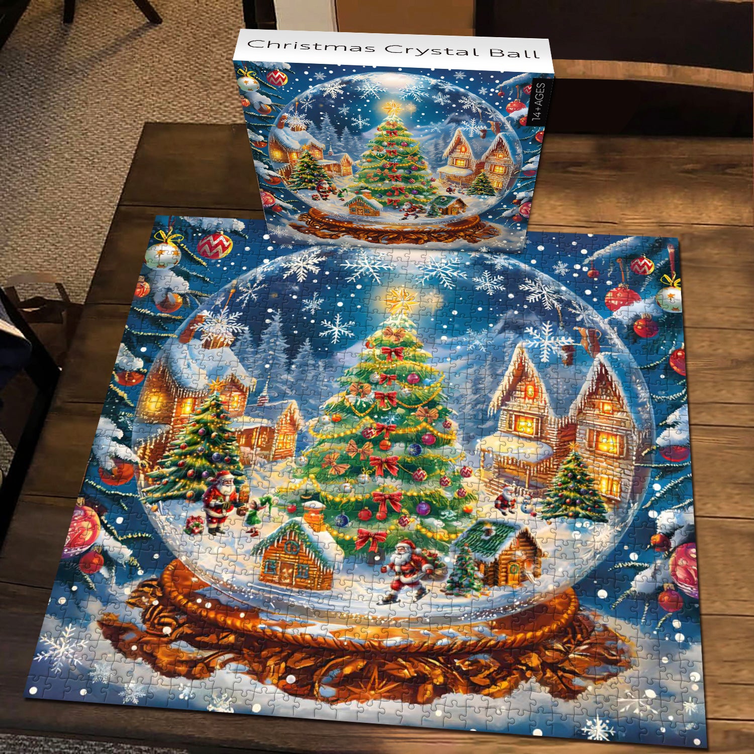 Christmas Crystal Ball Jigsaw Puzzle 1000 Piece