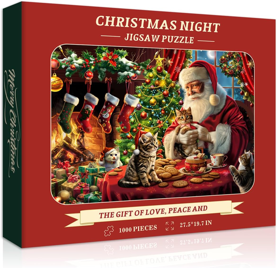 Weihnachtsnacht-Puzzle 1000 Teile