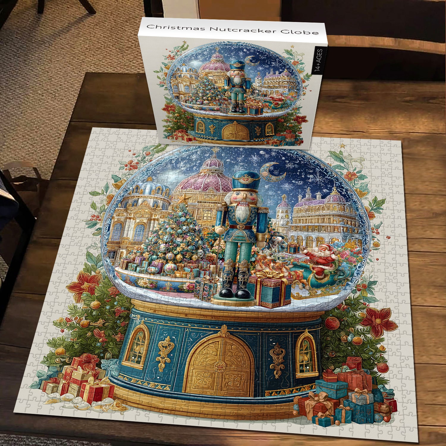 Christmas Nutcracker Globe Jigsaw Puzzle 1000 Piece