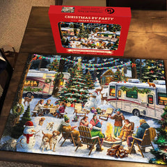 Weihnachts-RV-Party-Puzzle, 1000 Teile 