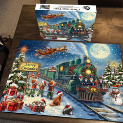 Christmas Train Jigsaw Puzzle 1000 Pieces