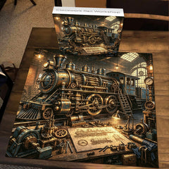Clockwork Rail Workshop Jigsaw Puzzle 1000 Pieces