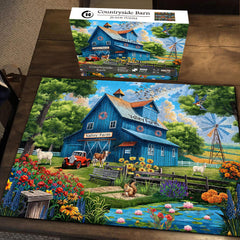 Puzzle en bois de la campagne 1000 pièces