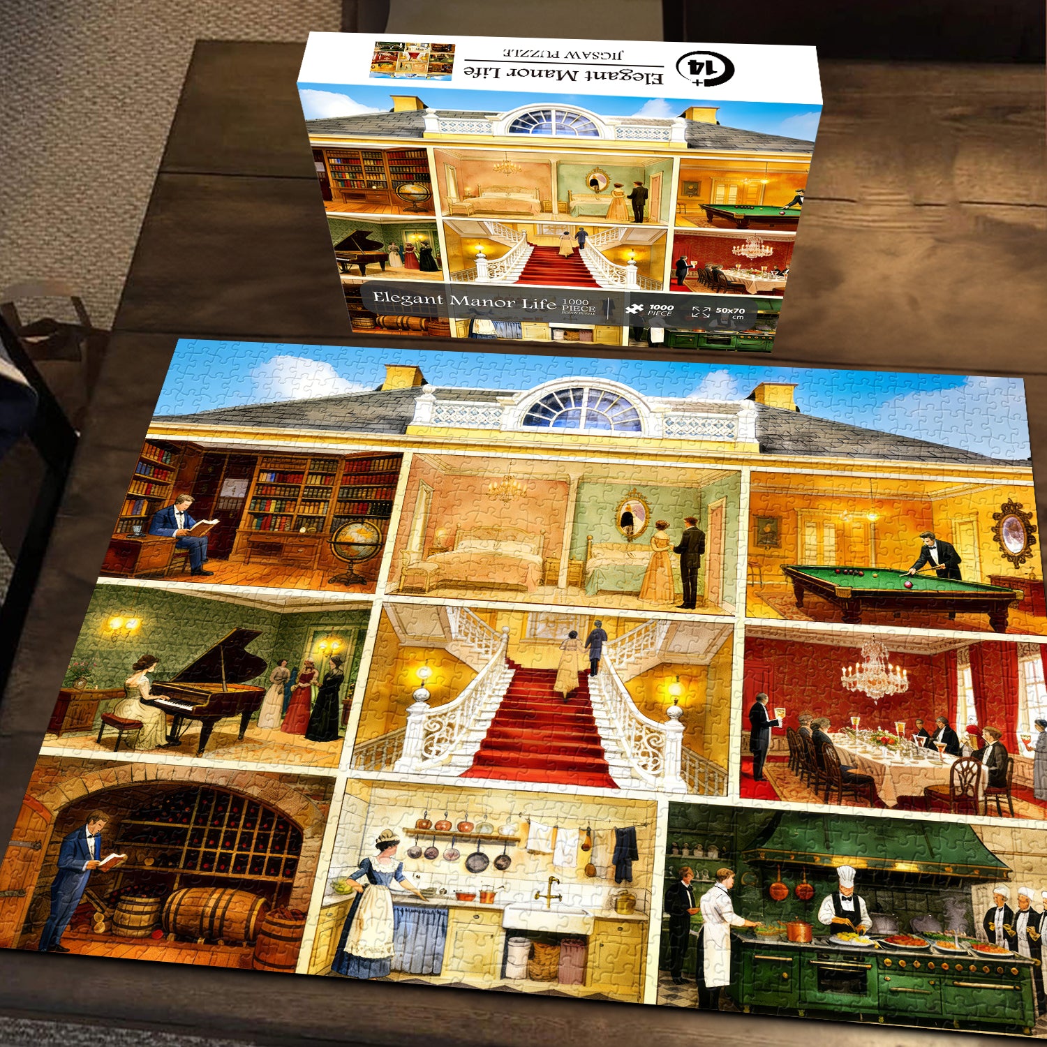 Elegant Manor Life Jigsaw Puzzle 1000 Pieces
