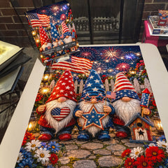 Firework Gnome Celebration Jigsaw Puzzle 1000 Piece
