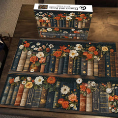 Flowers and Books Jigsaw Puzzles 1000 Piece