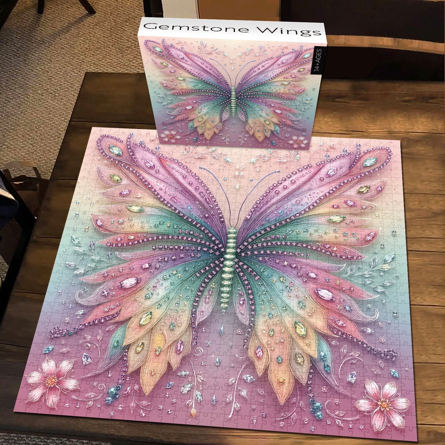 Gemstone Wings Jigsaw Puzzle 1000 Pieces