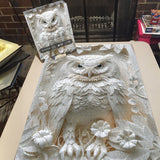 3D Ivory Owl Jigsaw Puzzle 1000 Pieces