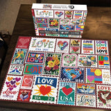 Love Stamps Jigsaw Puzzle 1000 Pieces