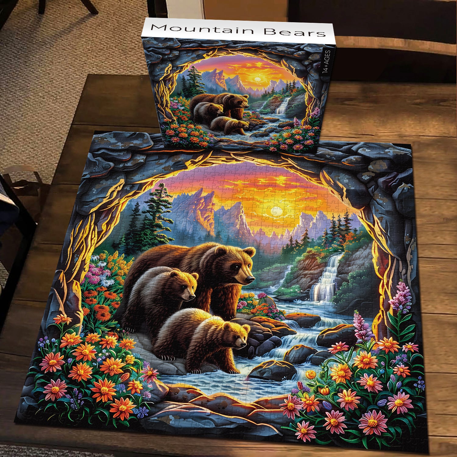 Mountain Bears Jigsaw Puzzle 1000 Pieces