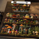 Mushroom Bookshelf Jigsaw Puzzle 1000 Pieces