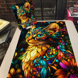Mystic Floral Cat Jigsaw Puzzles 1000 Piece