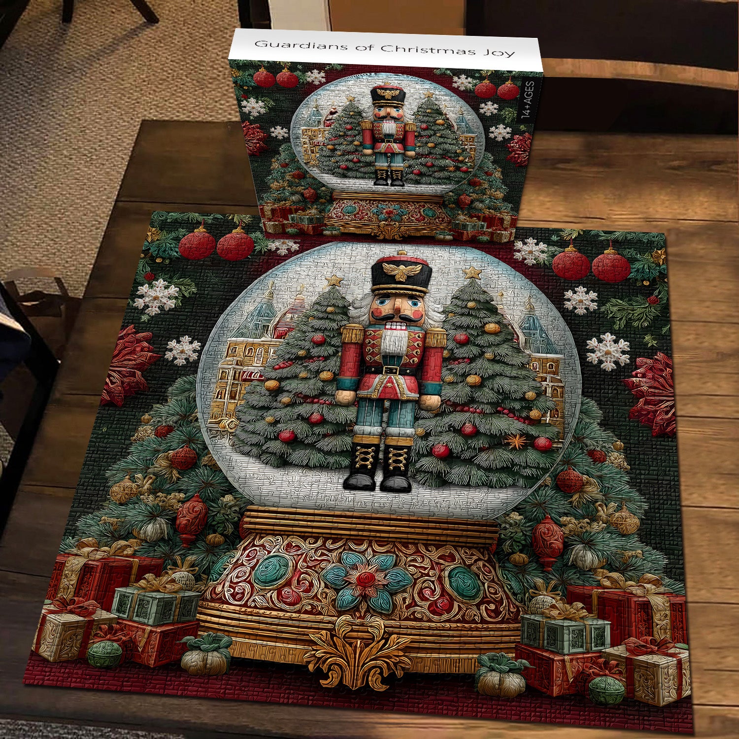 Nutcracker Snow Globe Jigsaw Puzzle 1000 Piece