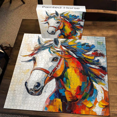 Puzzle „Gemaltes Pferd“ 1000 Teile