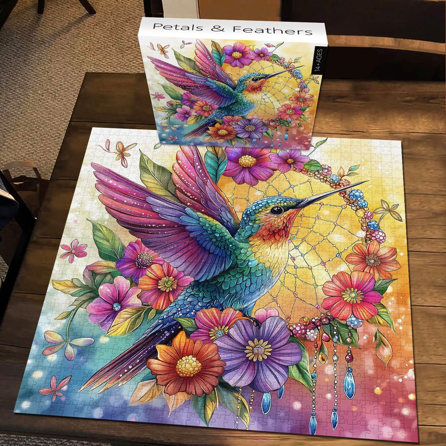 Petals & Feathers Jigsaw Puzzle 1000 Pieces