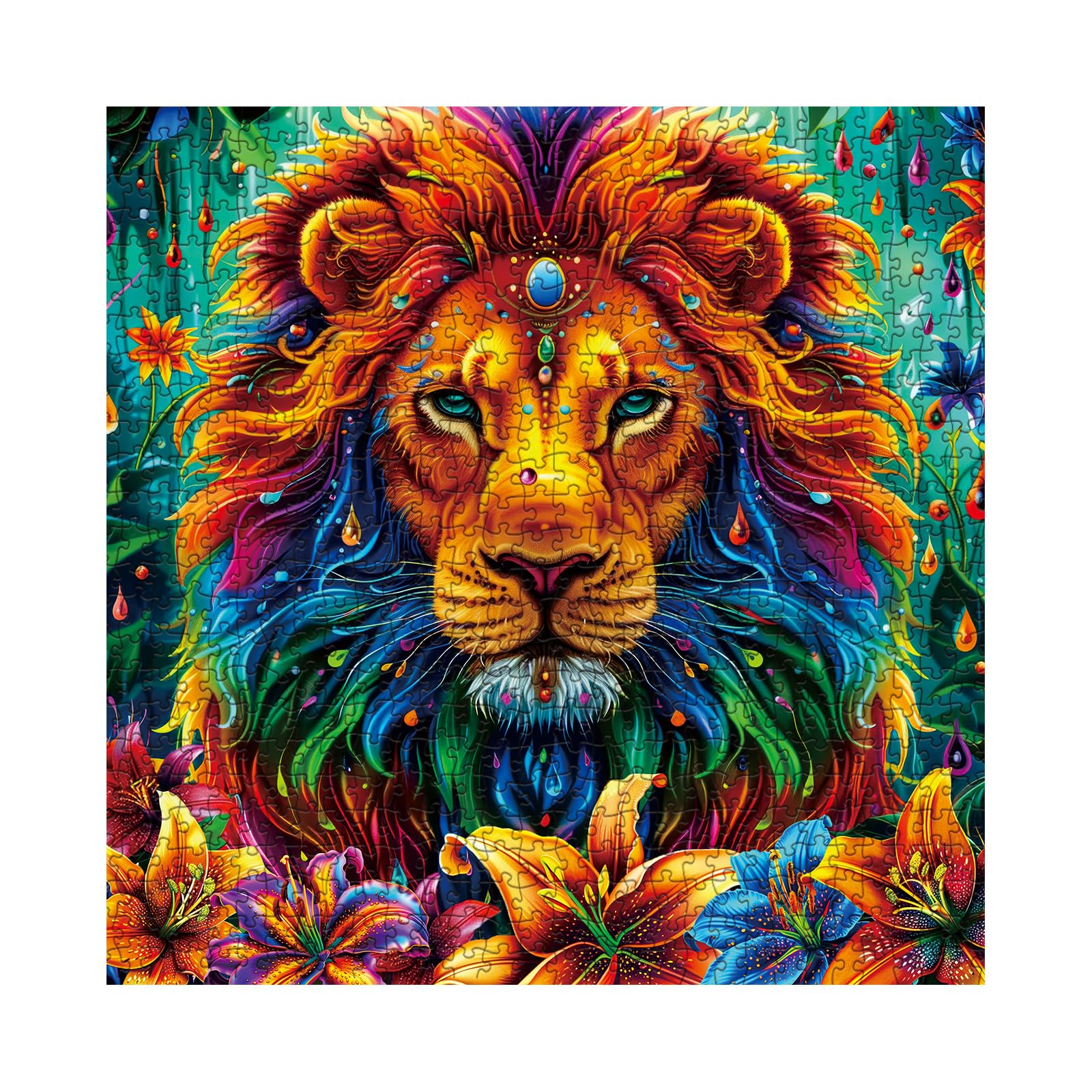 Phantasmal Lion Jigsaw Puzzles 1000 Pieces